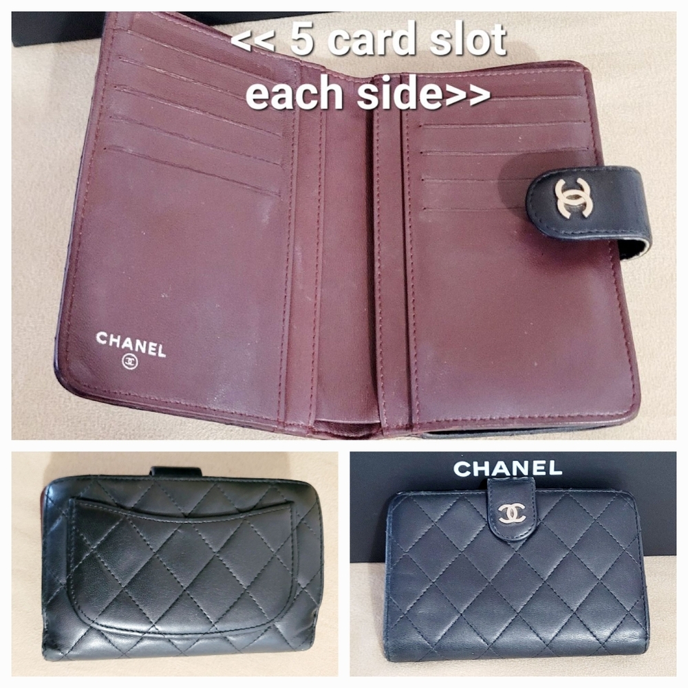 Chanel Black Quilted Wallet - Picture 2 of 8